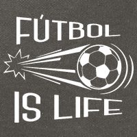 Soccer Futbol Is Life Cotton Canvas Backpack