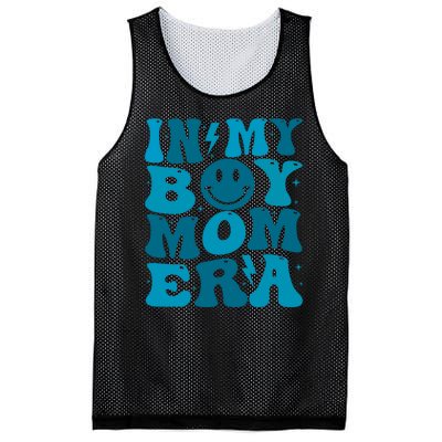 Smile Face In My Boy Mom Era Mesh Reversible Basketball Jersey Tank