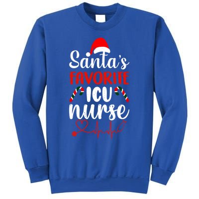 Santas Favorite Icu Nurse Meaningful Gift Sweatshirt