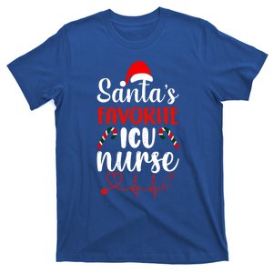 Santas Favorite Icu Nurse Meaningful Gift T-Shirt