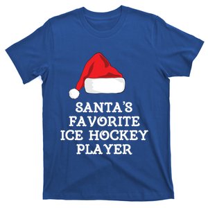 SantaS Favorite Ice Hockey Player Christmas Gift Funny Meaningful Gift T-Shirt