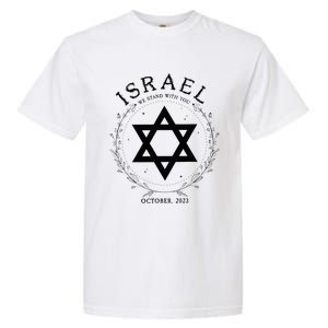 Support For Israel I Stand With Israel Jewish Non Distressed Garment-Dyed Heavyweight T-Shirt