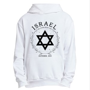 Support For Israel I Stand With Israel Jewish Non Distressed Urban Pullover Hoodie