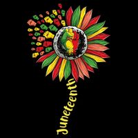 Sunflower Fist Juneteenth Black History African American 16 in Basic Backpack