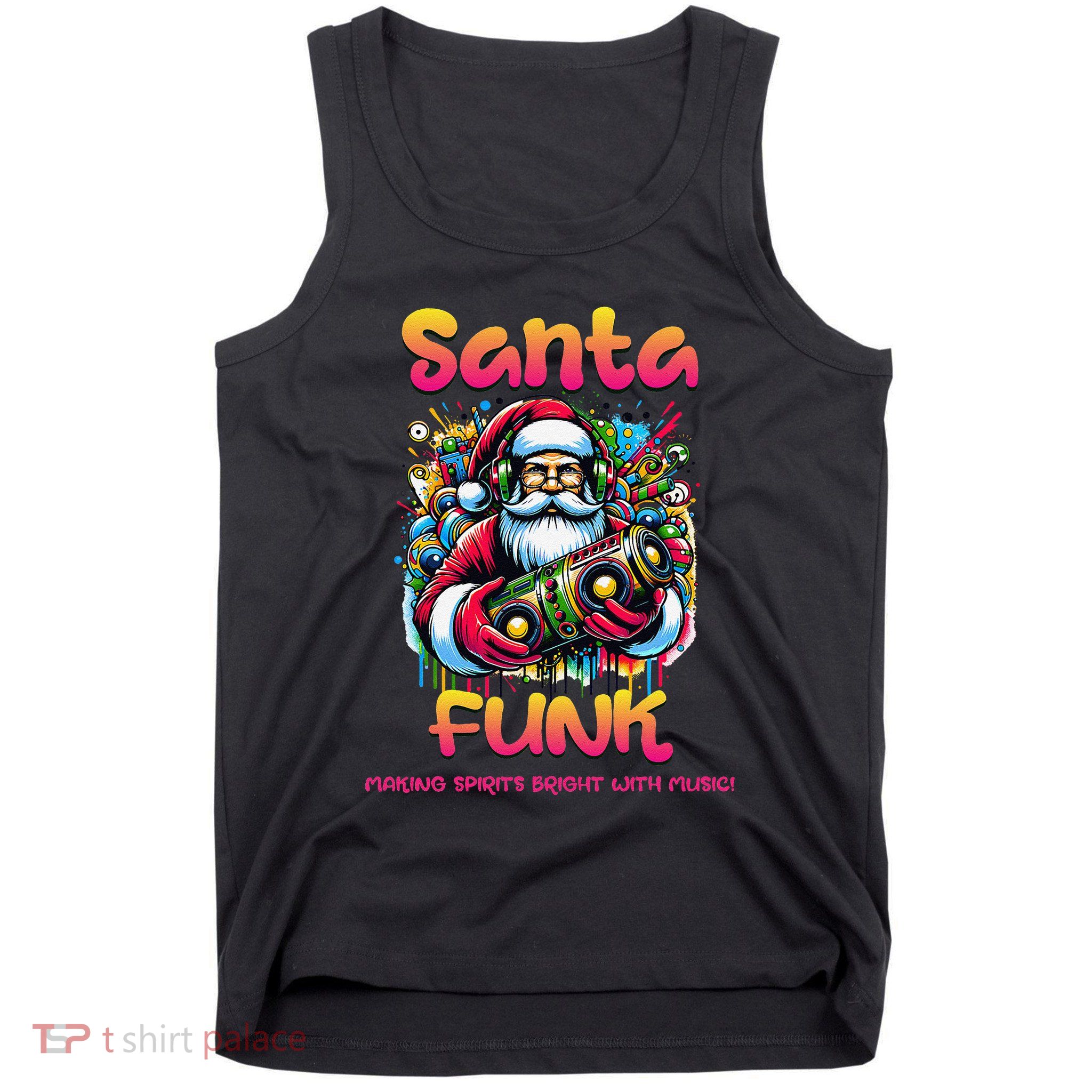 Santa Funk Jazz Funk Soul Hip Hop Tank Top
