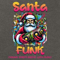 Santa Funk Jazz Funk Soul Hip Hop Cotton Canvas Backpack