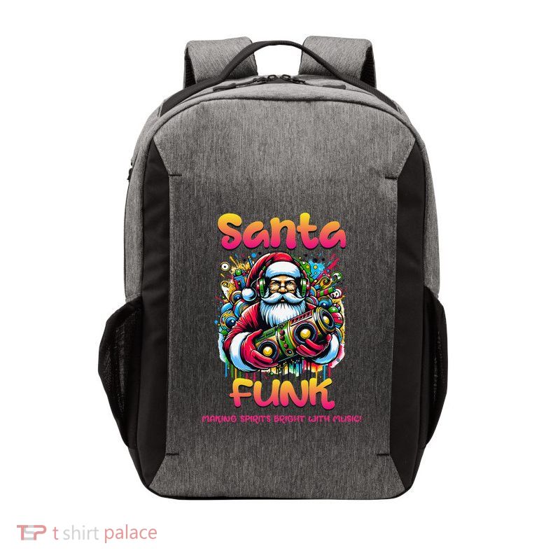 Santa Funk Jazz Funk Soul Hip Hop Vector Backpack