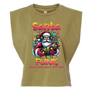 Santa Funk Jazz Funk Soul Hip Hop Garment-Dyed Women's Muscle Tee