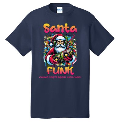 Santa Funk Jazz Funk Soul Hip Hop Tall T-Shirt