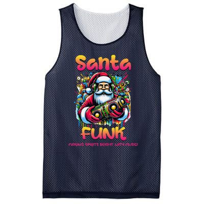 Santa Funk Jazz Funk Soul Hip Hop Mesh Reversible Basketball Jersey Tank