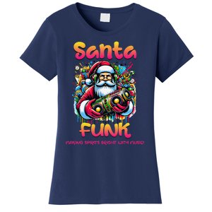 Santa Funk Jazz Funk Soul Hip Hop Women's T-Shirt