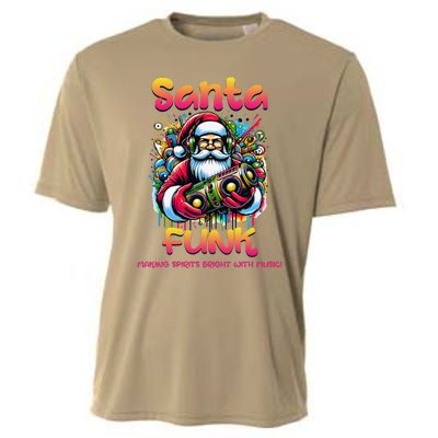 Santa Funk Jazz Funk Soul Hip Hop Cooling Performance Crew T-Shirt