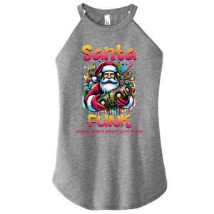 Santa Funk Jazz Funk Soul Hip Hop Women's Perfect Tri Rocker Tank