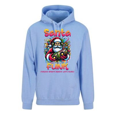 Santa Funk Jazz Funk Soul Hip Hop Unisex Surf Hoodie