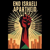 STAND FOR JUSTICE END ISRAEL APARTHEID PALESTINE Flat Bill Trucker Hat