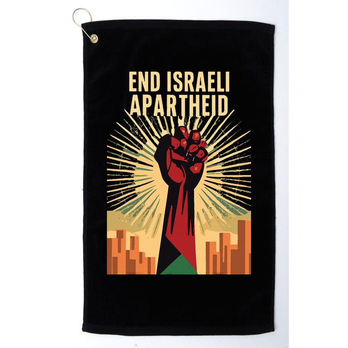 STAND FOR JUSTICE END ISRAEL APARTHEID PALESTINE Golf Towel