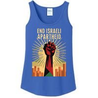 STAND FOR JUSTICE END ISRAEL APARTHEID PALESTINE Ladies Essential Tank