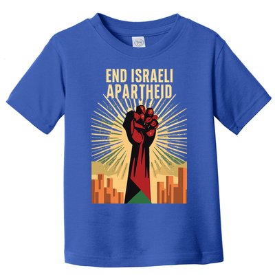 STAND FOR JUSTICE END ISRAEL APARTHEID PALESTINE Toddler T-Shirt