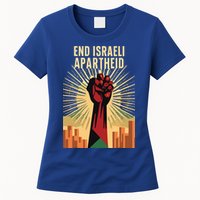 STAND FOR JUSTICE END ISRAEL APARTHEID PALESTINE Womens T-Shirt