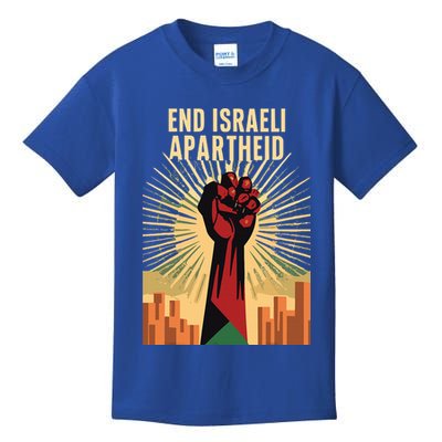 STAND FOR JUSTICE END ISRAEL APARTHEID PALESTINE Kids T-Shirt