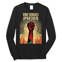 Stand For Justice: End Israel Apartheid Palestine Long Sleeve Shirt
