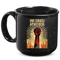 Stand For Justice: End Israel Apartheid Palestine 15oz Campfire Ceramic Mug