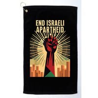 Stand For Justice: End Israel Apartheid Palestine Golf Towel