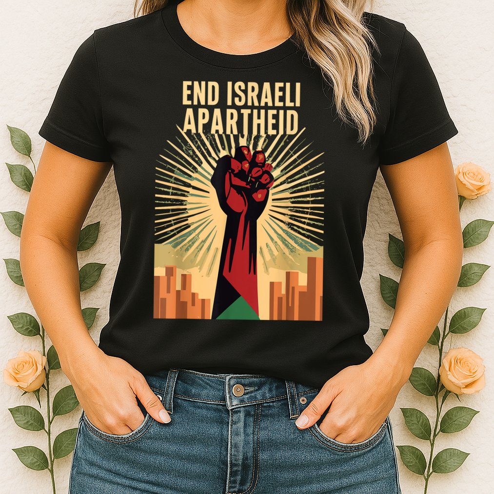 Stand For Justice: End Israel Apartheid Palestine Womens T-Shirt