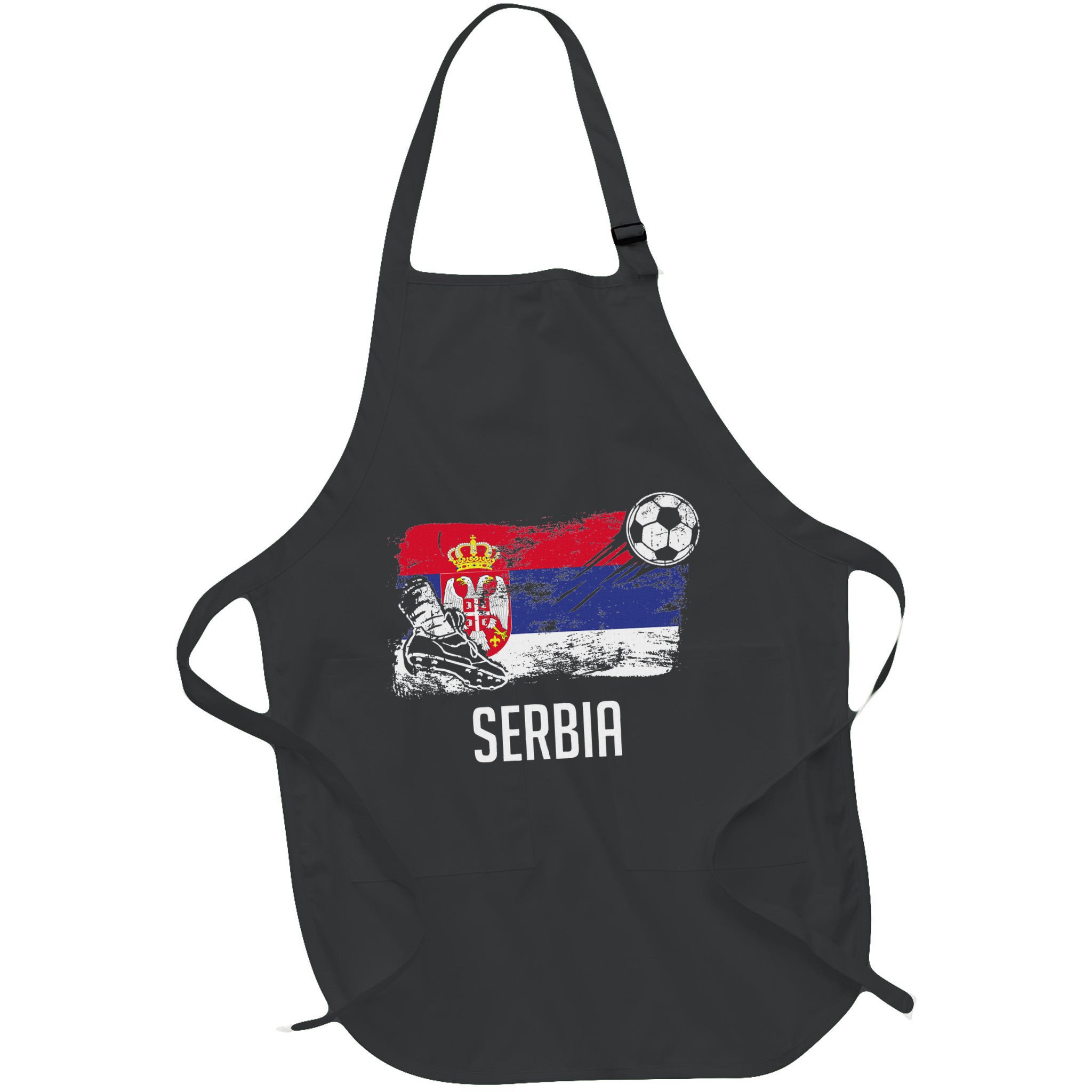 Serbia Flag Jersey Serbian Soccer Team Serb Or Serbian Apron