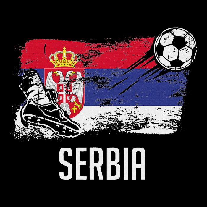 Serbia Flag Jersey Serbian Soccer Team Serb Or Serbian 16 in Basic Backpack