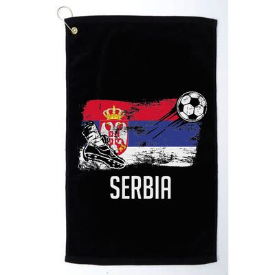 Serbia Flag Jersey Serbian Soccer Team Serb Or Serbian Golf Towel