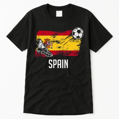 Spain Flag Jersey Spanish Soccer Team Spanish Tall T-Shirt