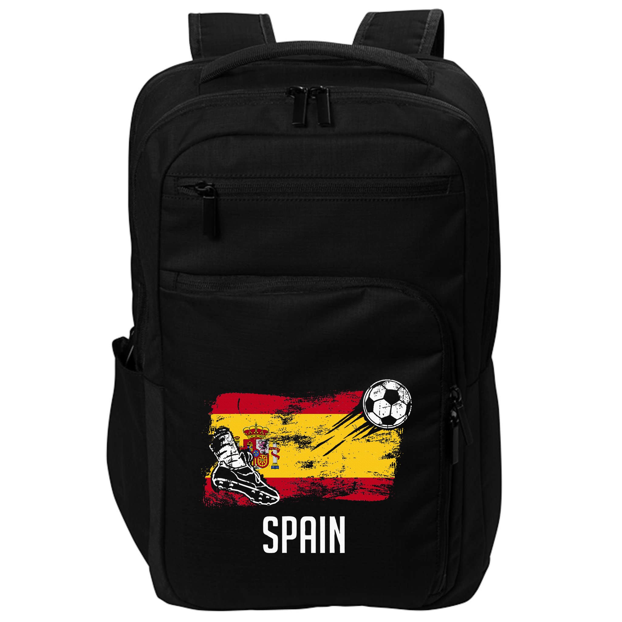 Spain Flag Jersey Spanish Soccer Team Spanish Impact Tech Backpack