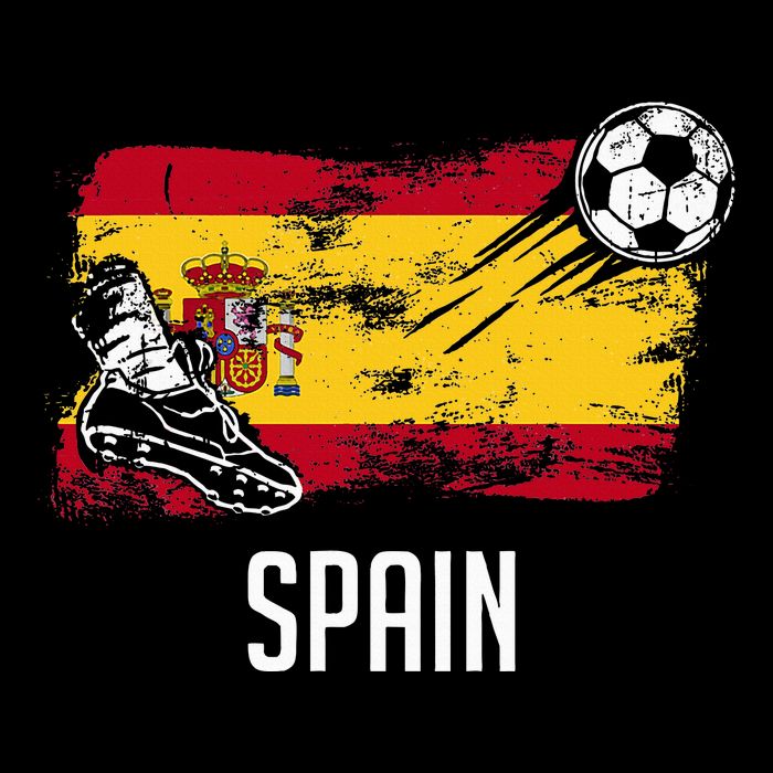 Spain Flag Jersey Spanish Soccer Team Spanish Polo