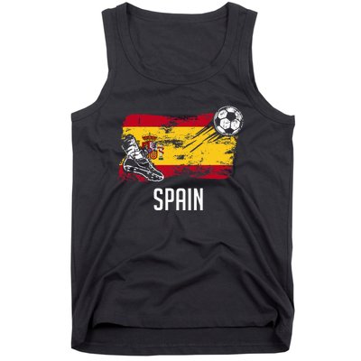 Spain Flag Jersey Spanish Soccer Team Spanish Tank Top