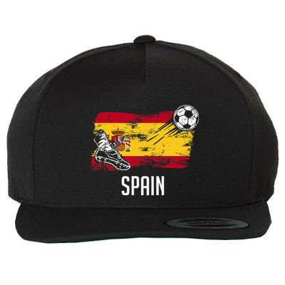 Spain Flag Jersey Spanish Soccer Team Spanish Wool Snapback Cap