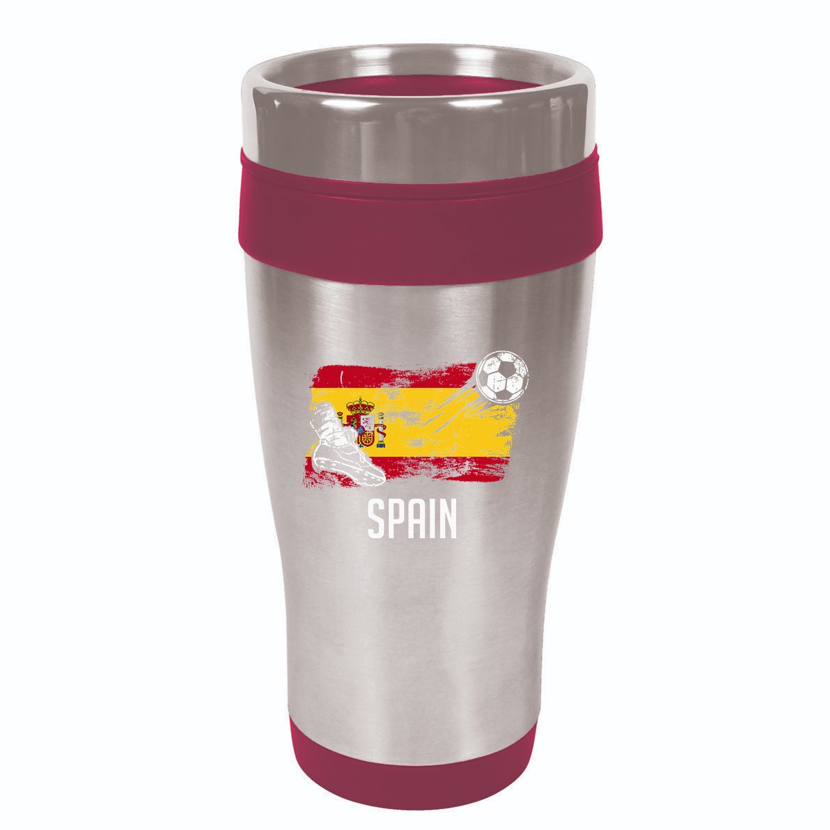 Spain Flag Jersey Spanish Soccer Team Spanish 16oz Travel Tumbler