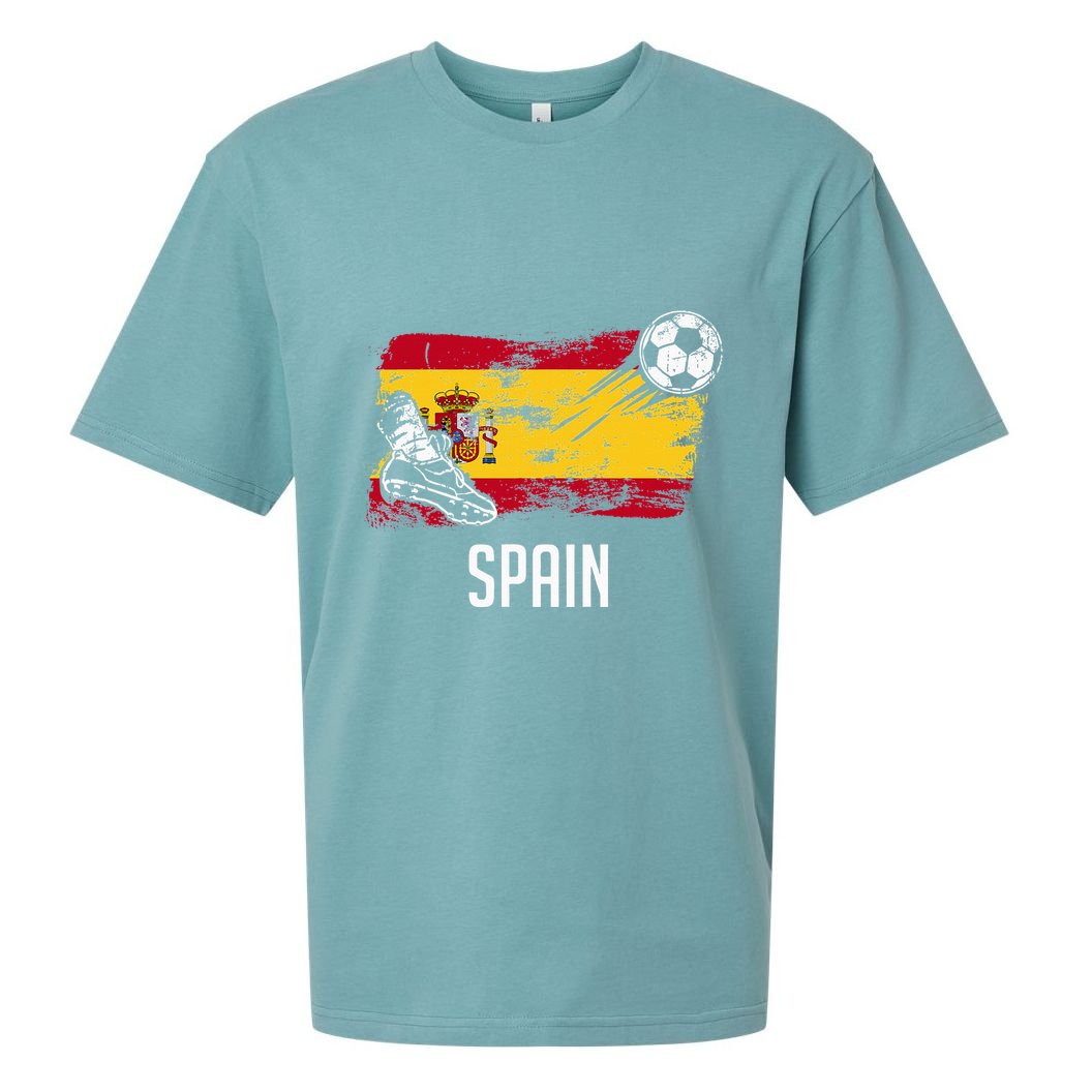 Spain Flag Jersey Spanish Soccer Team Spanish Sueded Cloud Jersey T-Shirt