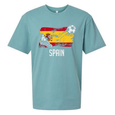 Spain Flag Jersey Spanish Soccer Team Spanish Sueded Cloud Jersey T-Shirt