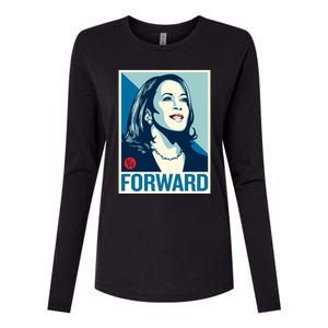 Shepard Fairey Kamala Harris Forward Womens Cotton Relaxed Long Sleeve T-Shirt