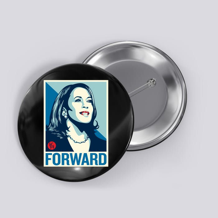 Shepard Fairey Kamala Harris Forward Button