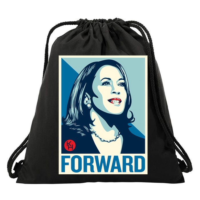 Shepard Fairey Kamala Harris Forward Drawstring Bag