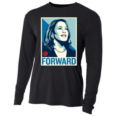 Shepard Fairey Kamala Harris Forward Cooling Performance Long Sleeve Crew