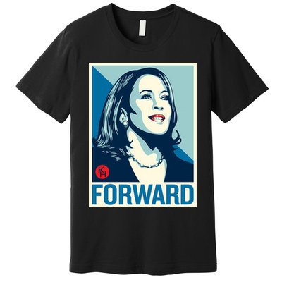 Shepard Fairey Kamala Harris Forward Premium T-Shirt