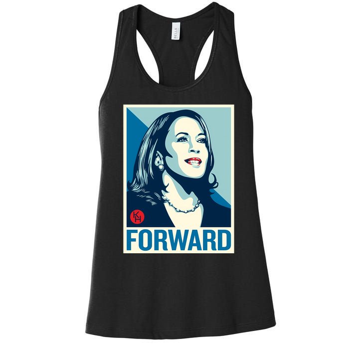 Shepard Fairey Kamala Harris Forward Women's Racerback Tank