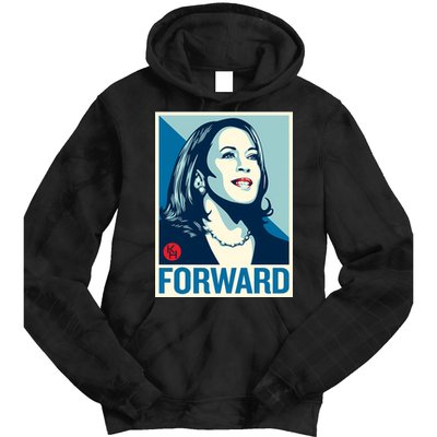 Shepard Fairey Kamala Harris Forward Tie Dye Hoodie