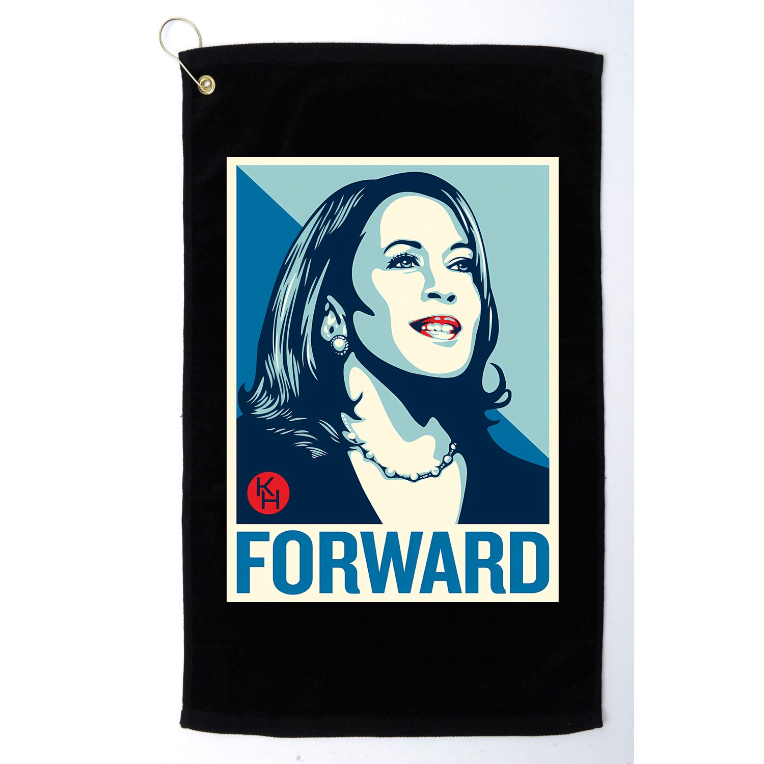 Shepard Fairey Kamala Harris Forward Golf Towel