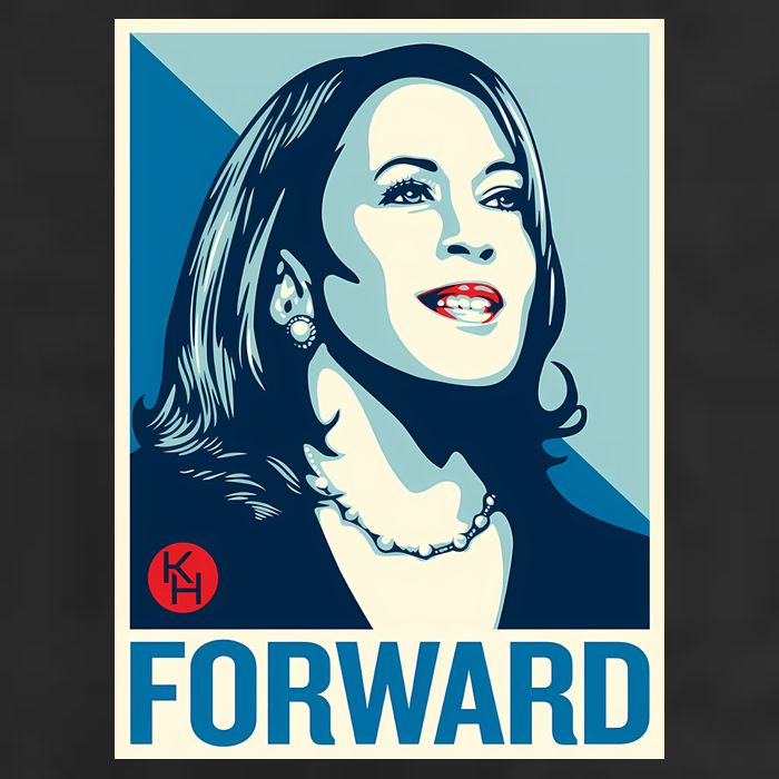 Shepard Fairey Kamala Harris Forward Microfiber Hand Towel