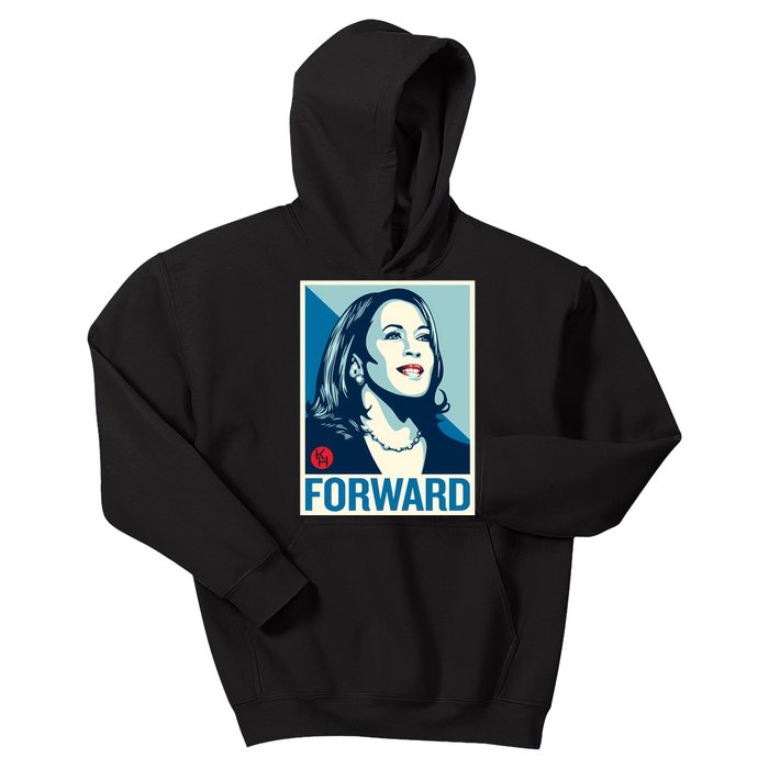 Shepard Fairey Kamala Harris Forward Kids Hoodie