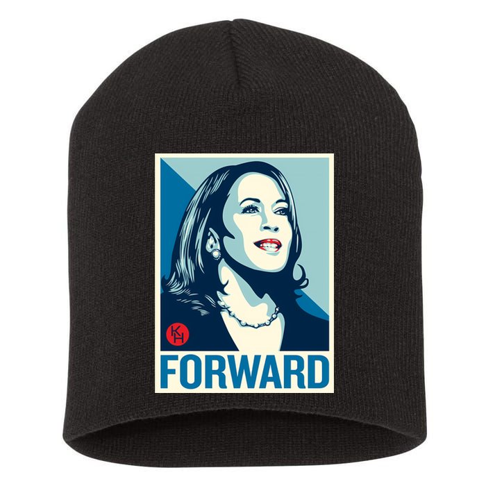 Shepard Fairey Kamala Harris Forward Short Acrylic Beanie